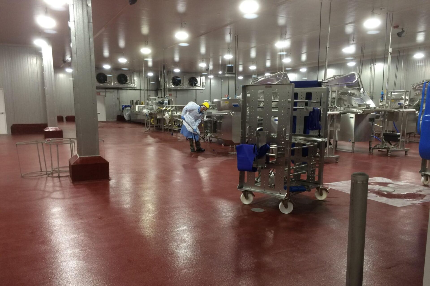 An example of industrial floor coatings in Chicago, IL