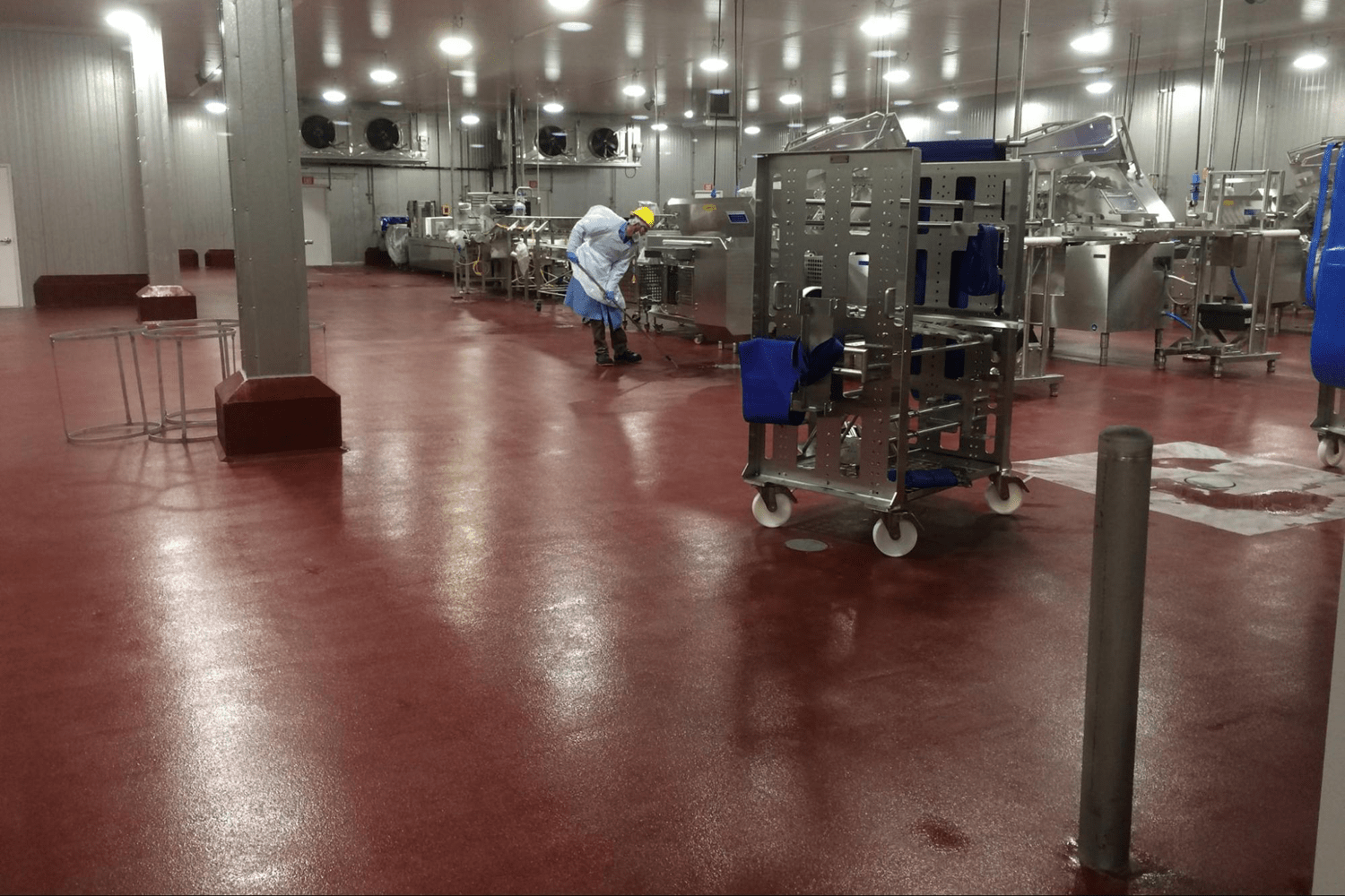 industrial flooring system high performance floor coating system in food and beverage facility